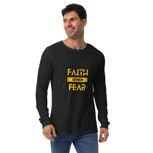 BKOC - "Faith Over Fear" - Unisex Long Sleeve Tee