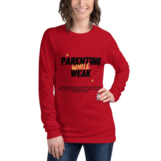 BKOC - "Parenting While Weak" - Unisex Long Sleeve Tee