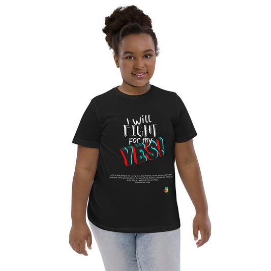 KOC Kids I Will Fight For My Yes - Youth T-shirt