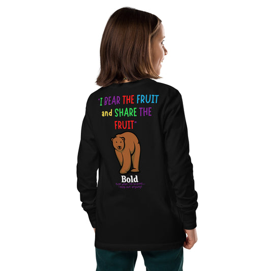 KOC Kids I Bear The Fruit And Share The Fruit - Youth long sleeve tee