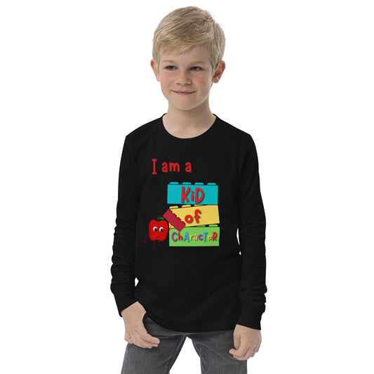 KOC Kids I Am A Kid of Character - Youth long sleeve tee