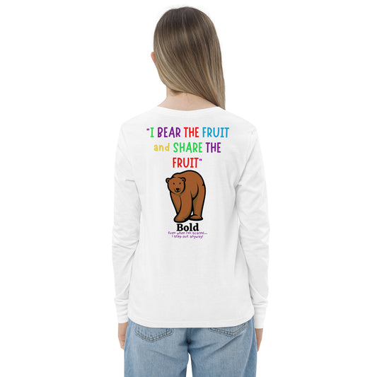 KOC Kids I Bear The Fruit And Share The Fruit - Youth long sleeve tee